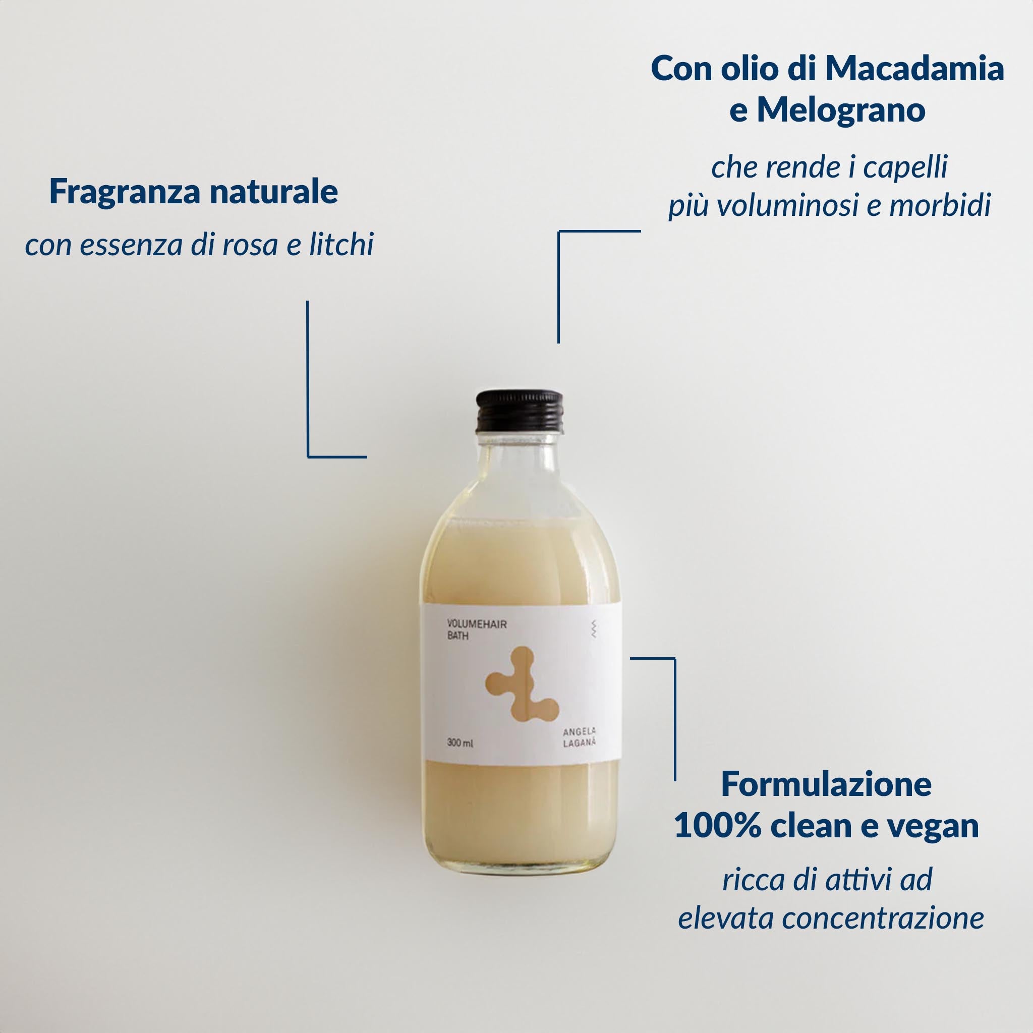 VOLUMEHAIR BATH Fluido Detergente Volumizzante