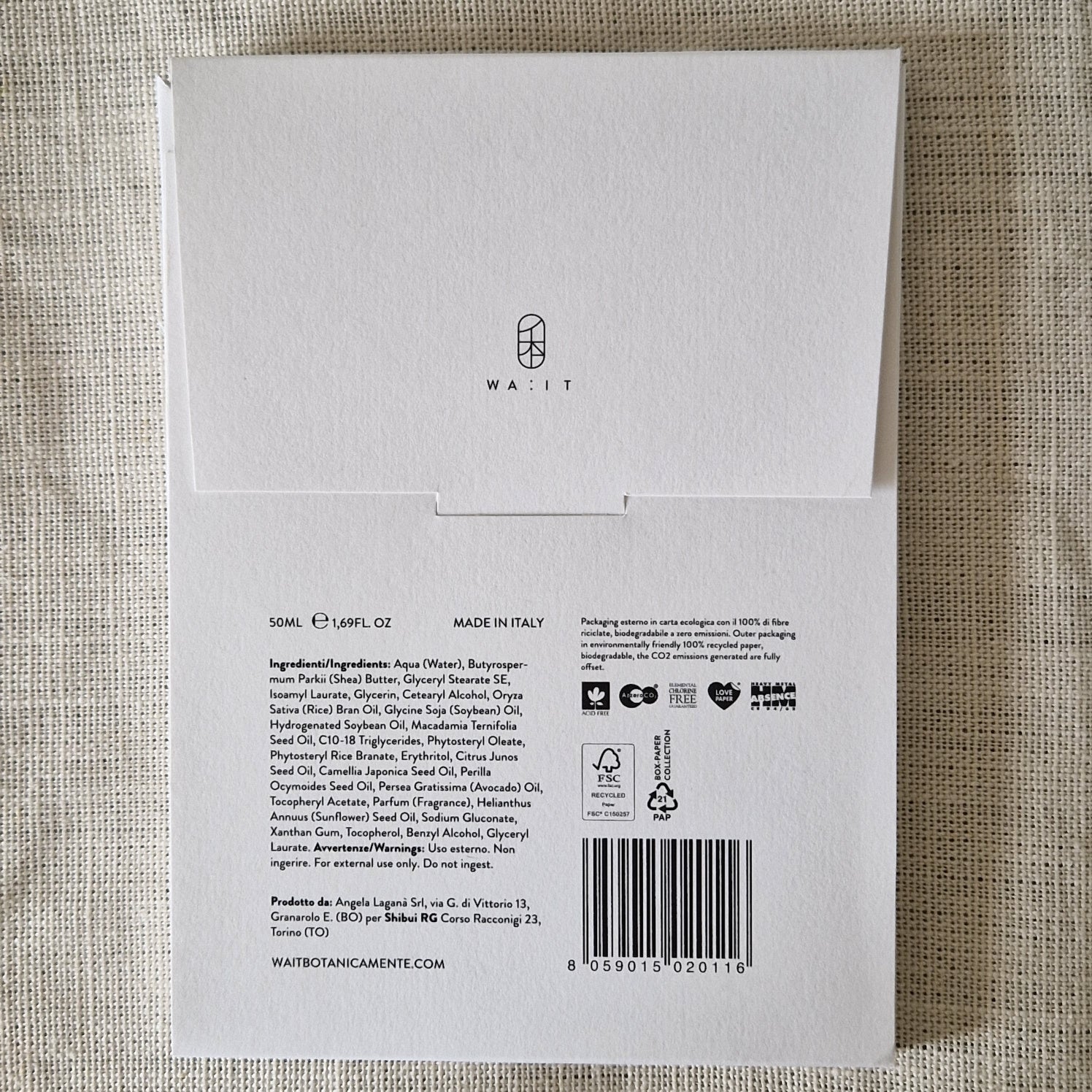 B-SOFFICE Balsamo idratante confezione da 5x10ML