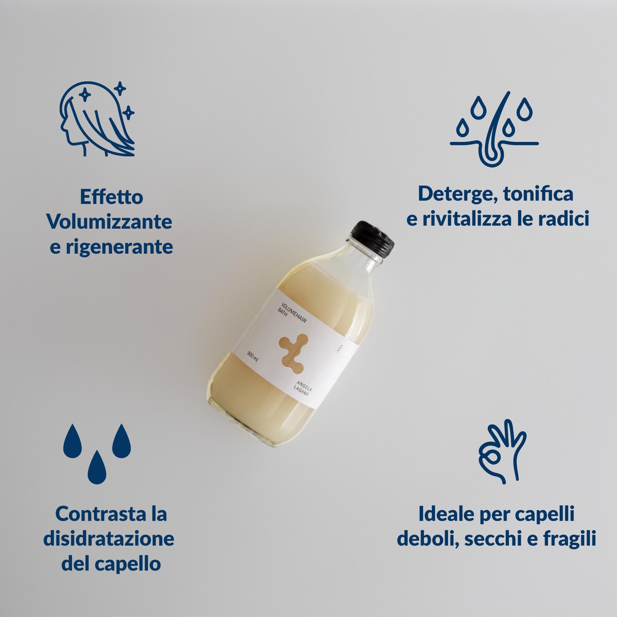 VOLUMEHAIR BATH Fluido Detergente Volumizzante