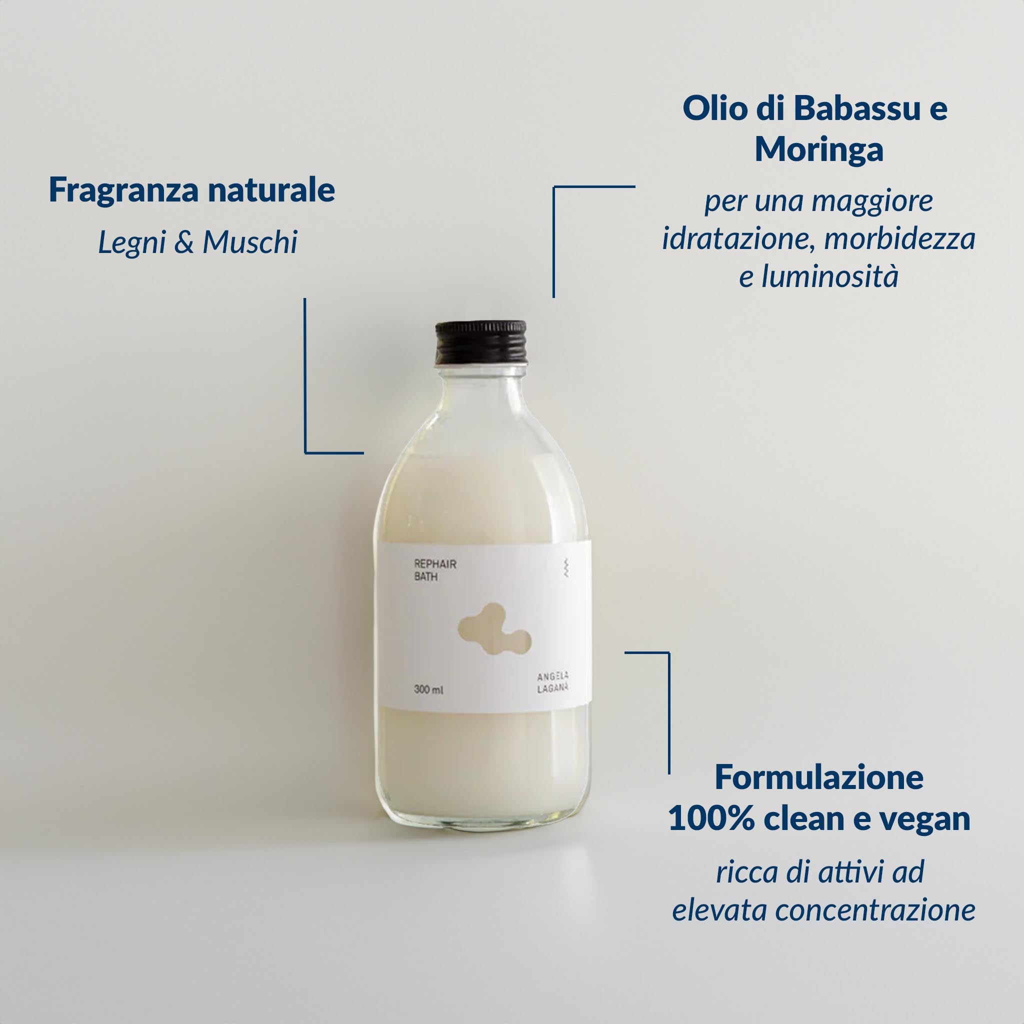 REPHAIR BATH Fluido Detergente Riparatore  - 300ML