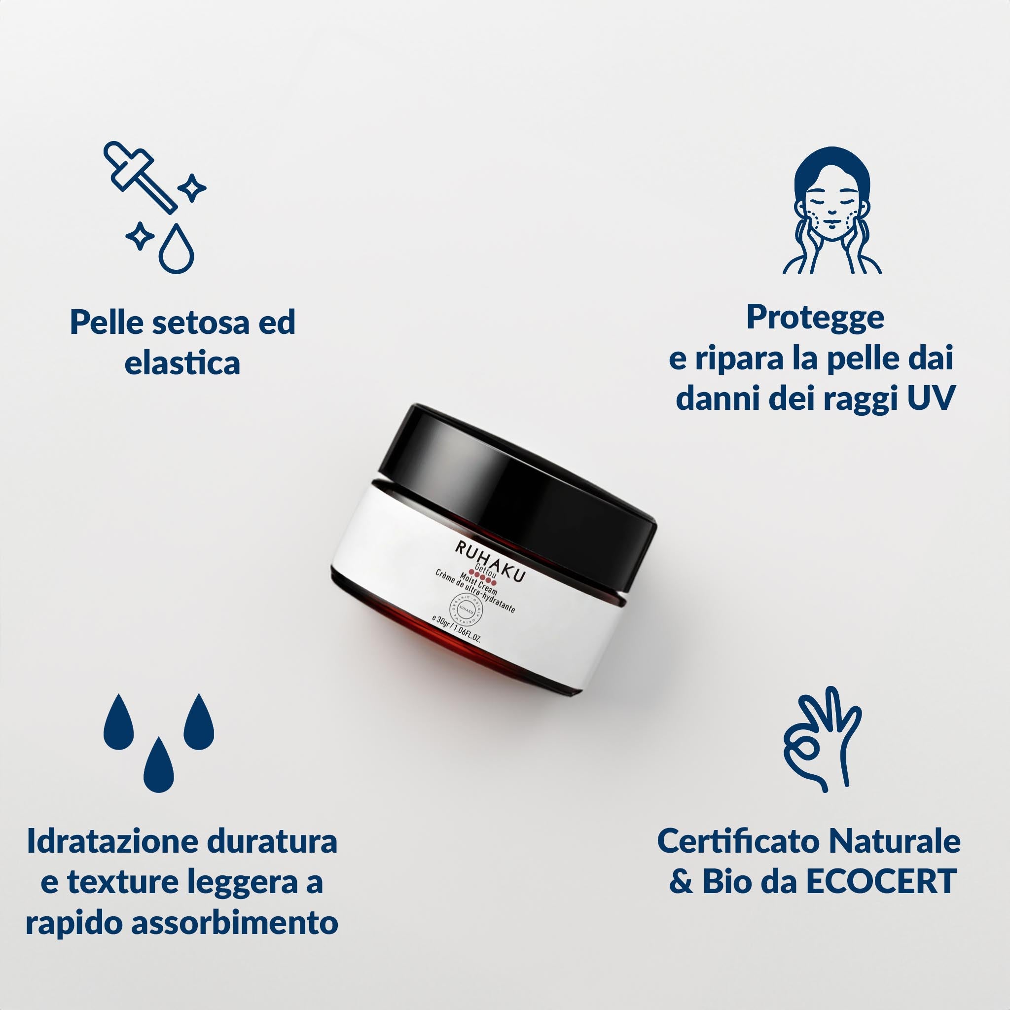 RUHAKU nuova crema rigenerante 30gr